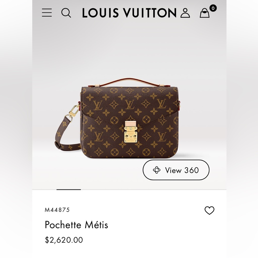 SOLD Pochette Métis LV with dust bag, - Picture 2 of 11